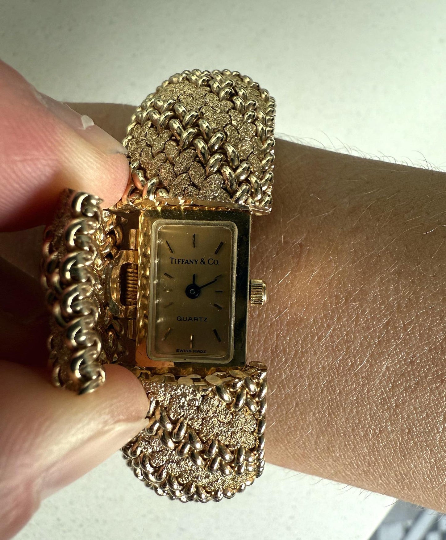 Vintage Tiffany & Co Concealed Dial Bracelet Watch