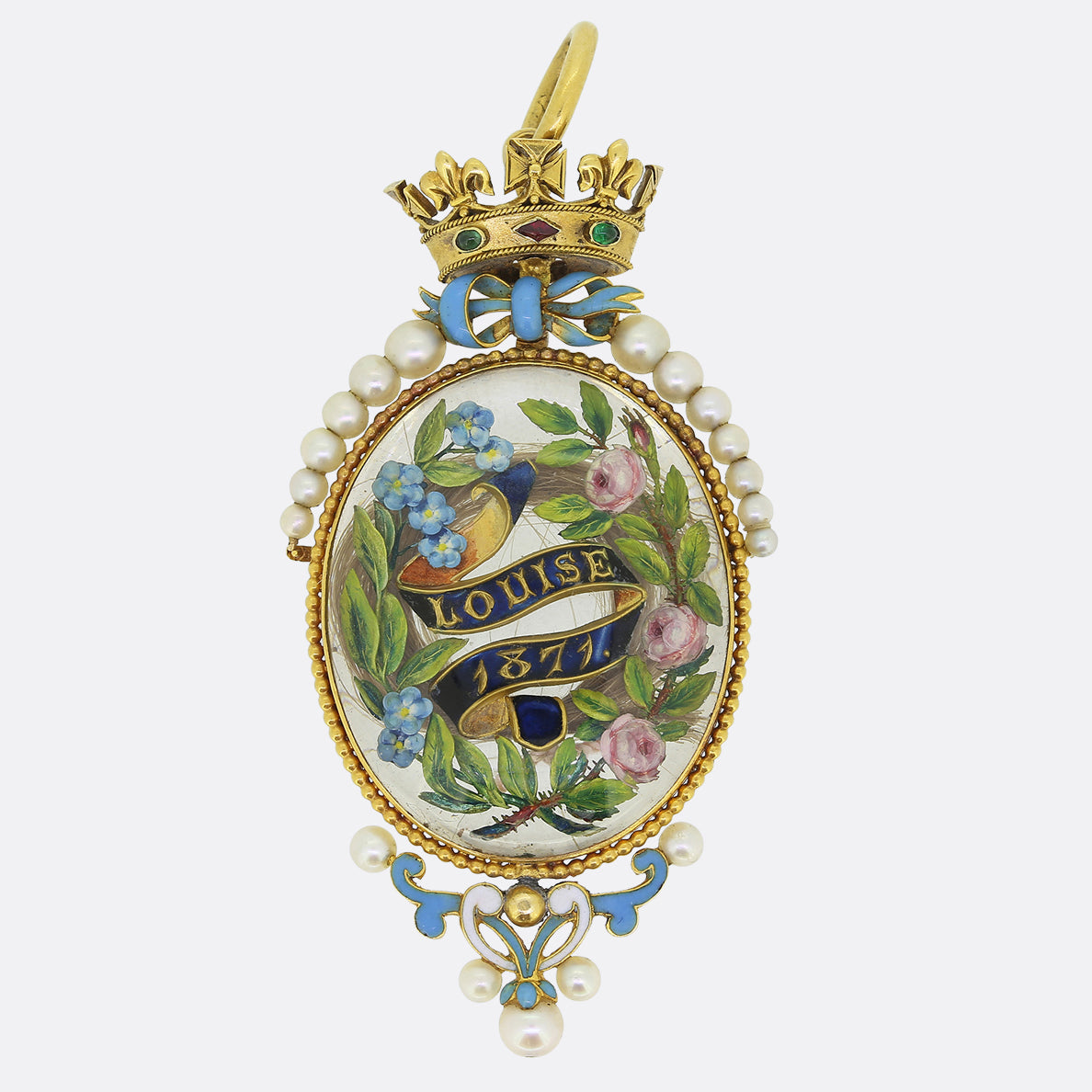Victorian Royal Princess Louise Wedding Pendant