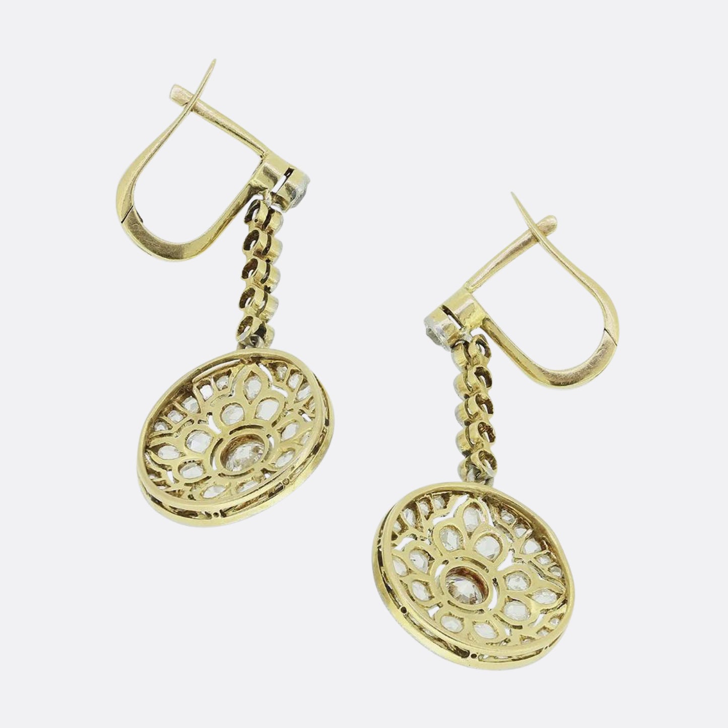 Art Deco Diamond Drop Earrings