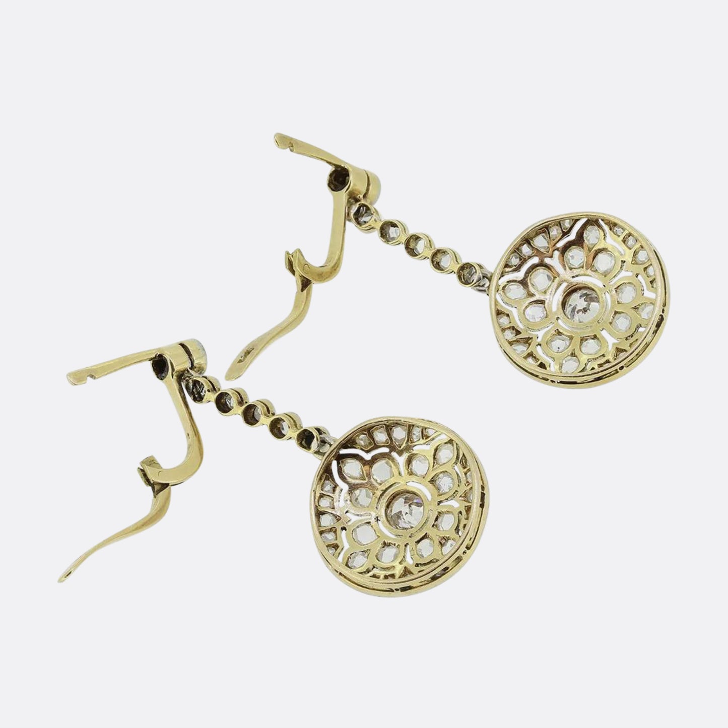 Art Deco Diamond Drop Earrings