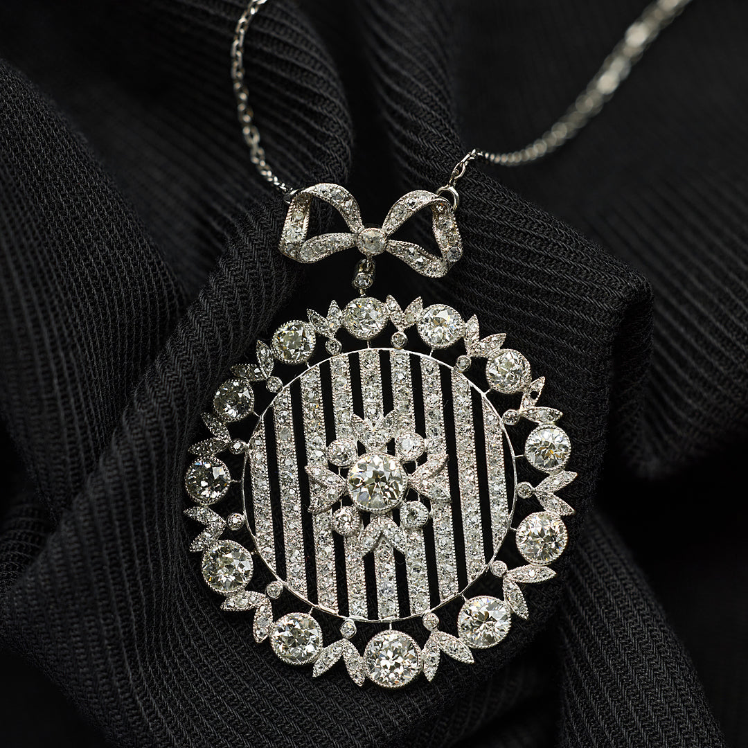 Art Deco 6.00 Carat Diamond Necklace