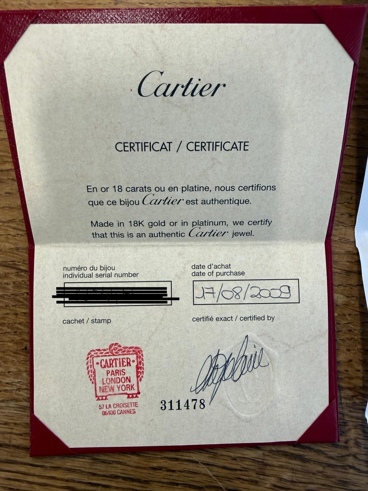 Cartier Large Diamond Hoop Earrings