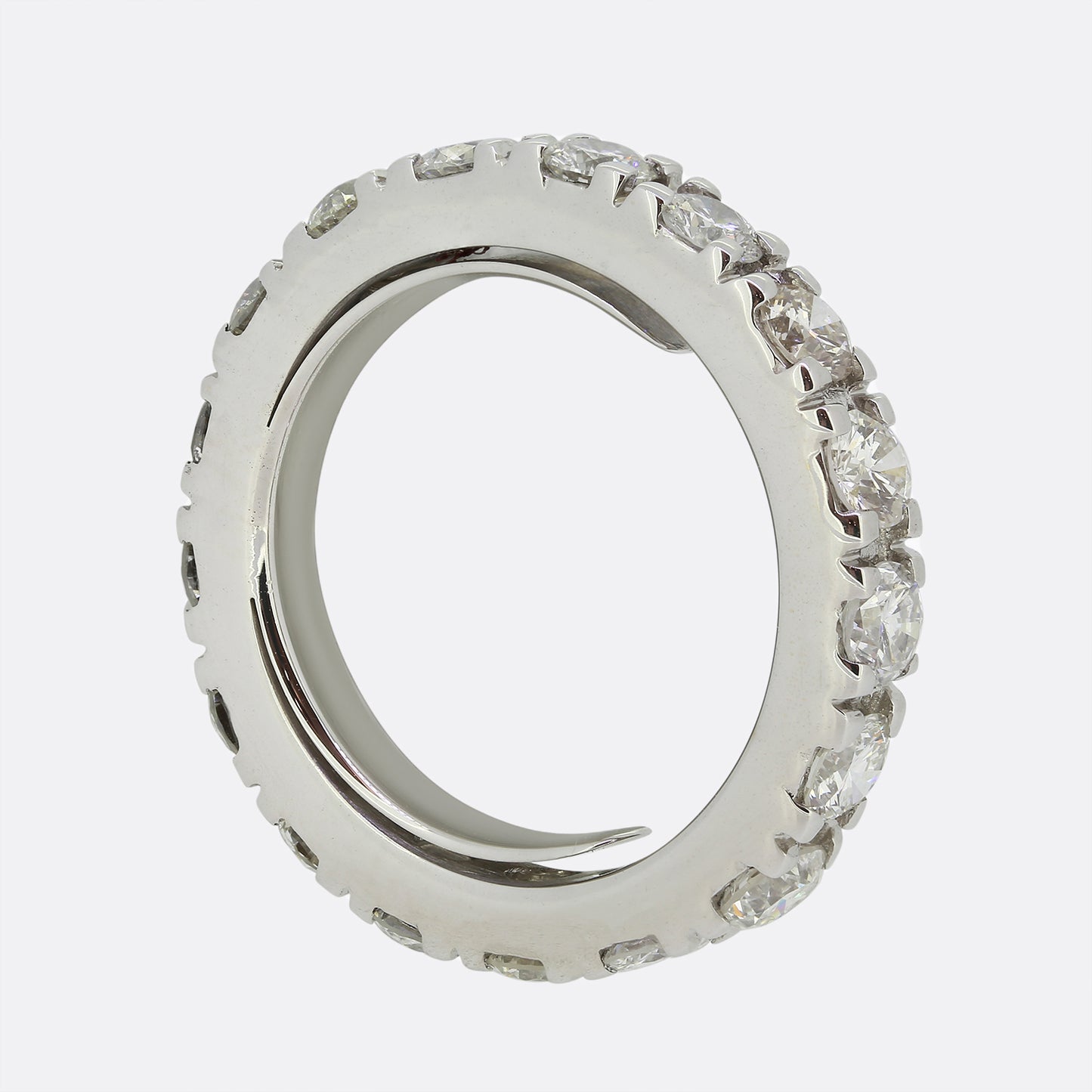 1.90 Carat Diamond Full Eternity Ring Size J