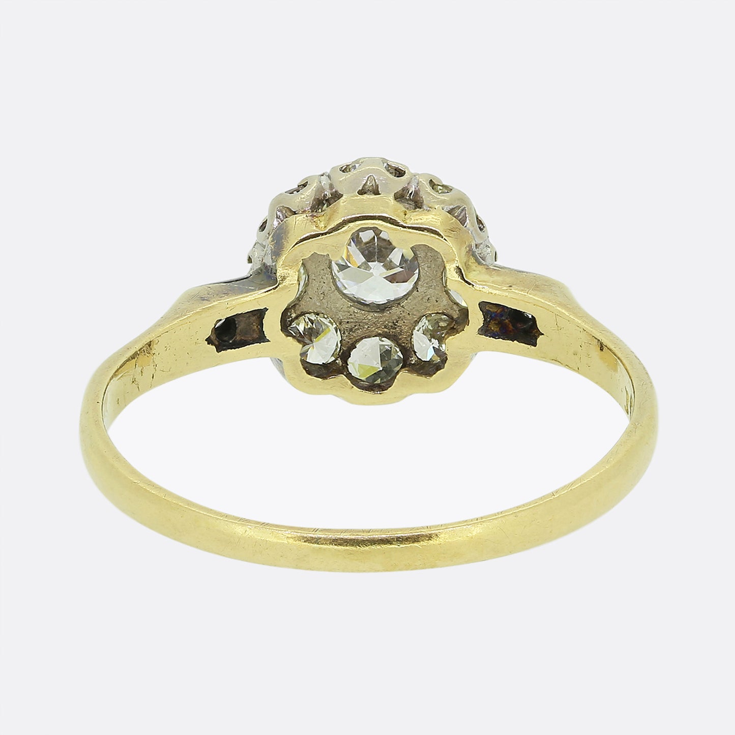 Vintage Diamond Daisy Cluster Ring