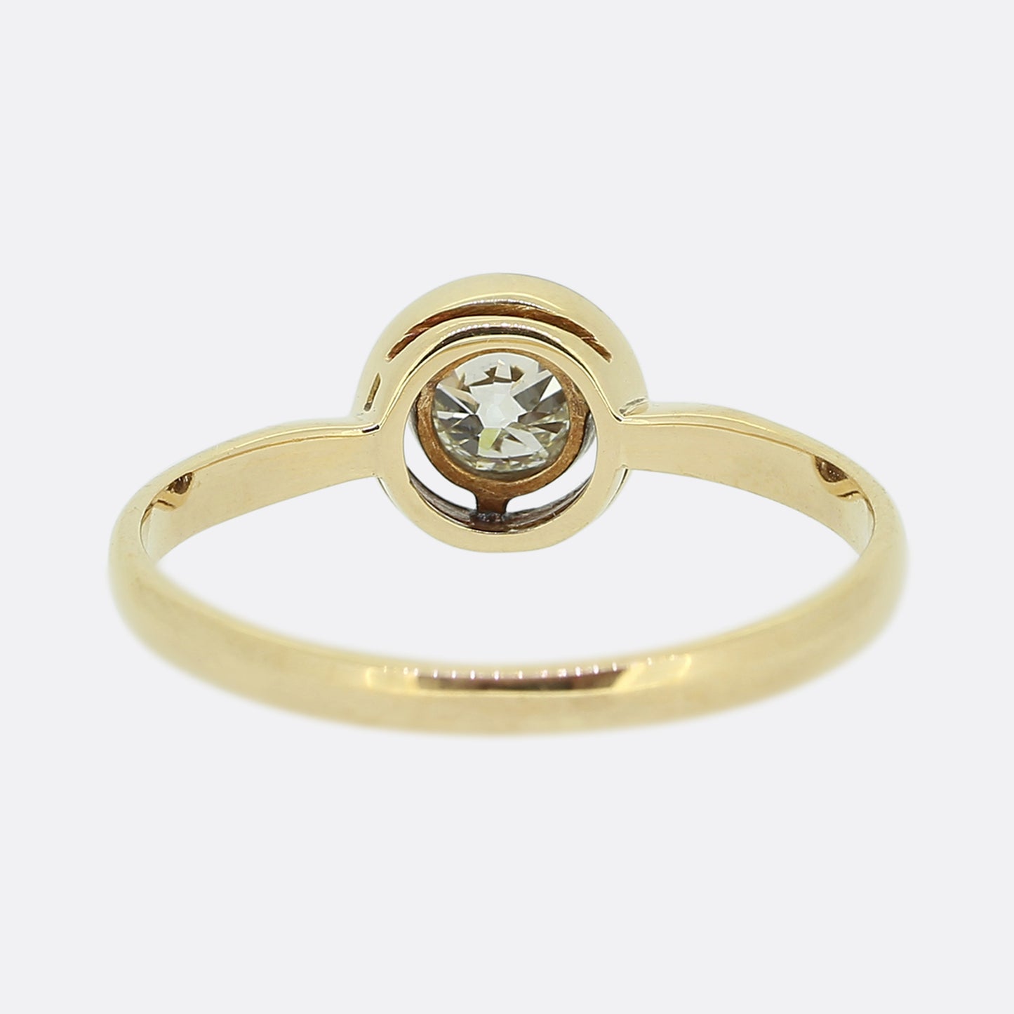 0.30 Carat Old Cut Diamond Solitaire Ring