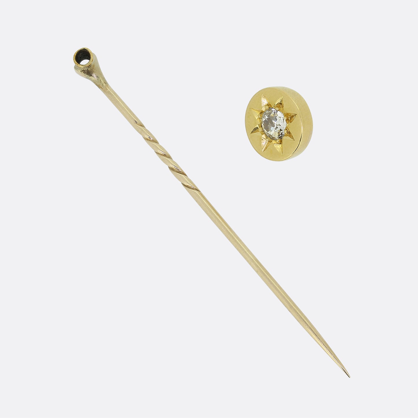 Victorian Diamond Stick Pin