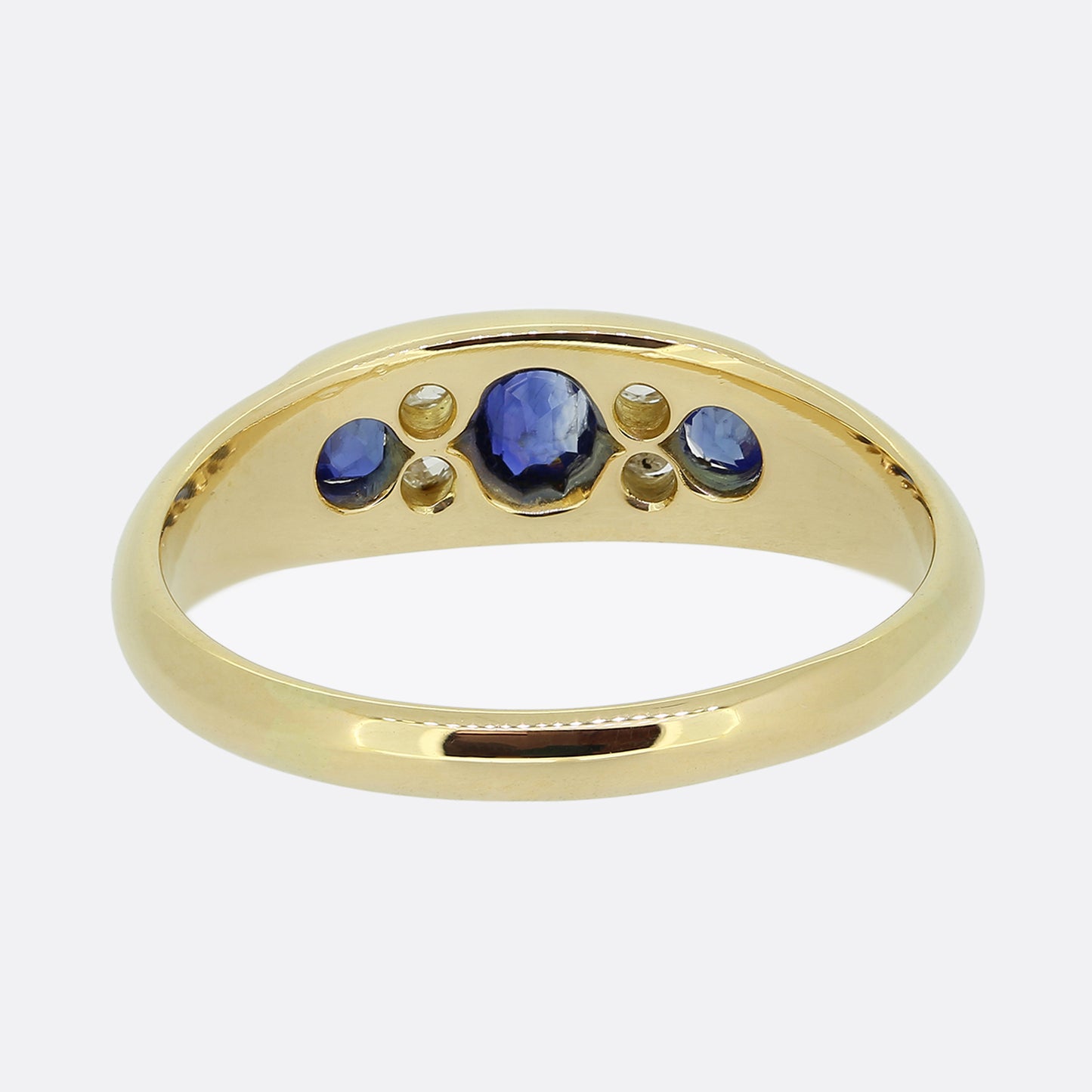 Victorian Sapphire and Diamond Ring