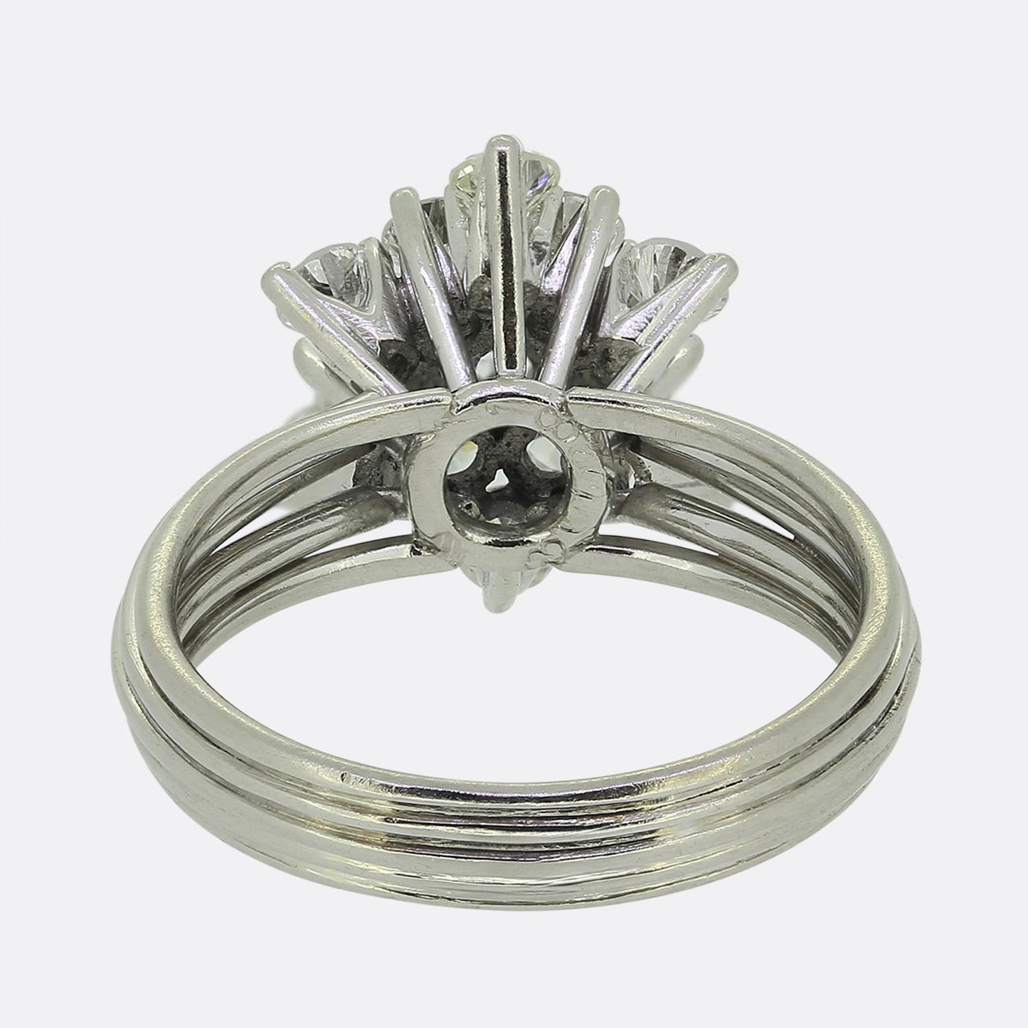 1.06 Carat Diamond Cluster Ring