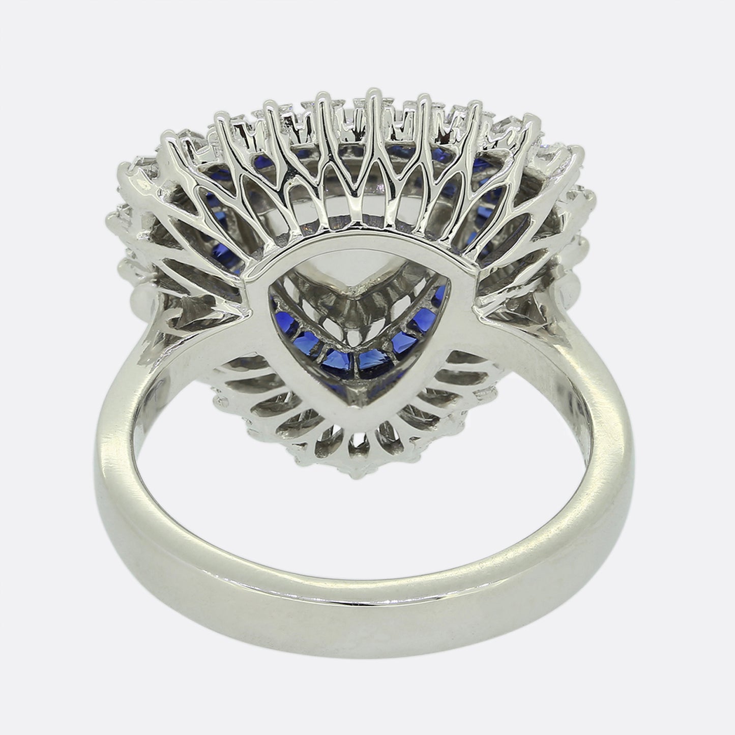 Trillion Cut Diamond Cocktail Ring