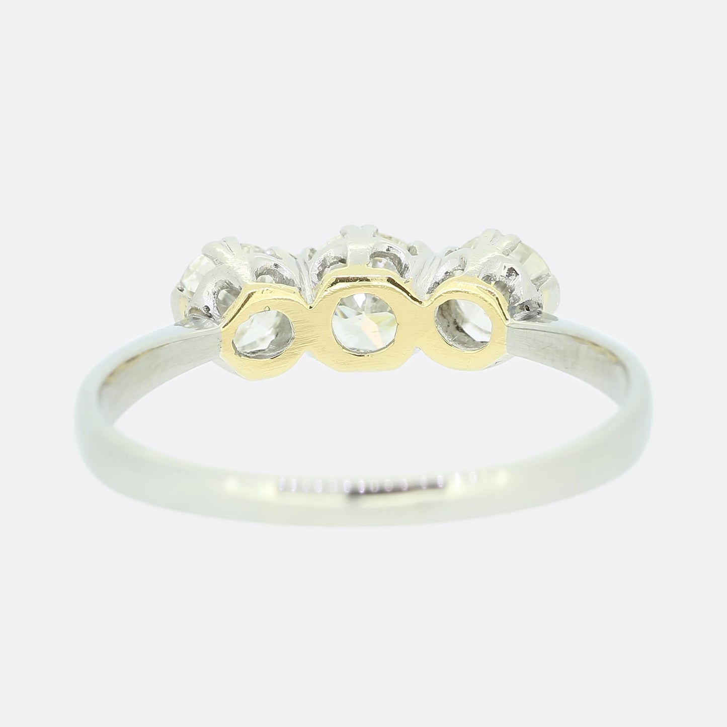 Vintage 0.60 Carat Diamond Three Stone Ring