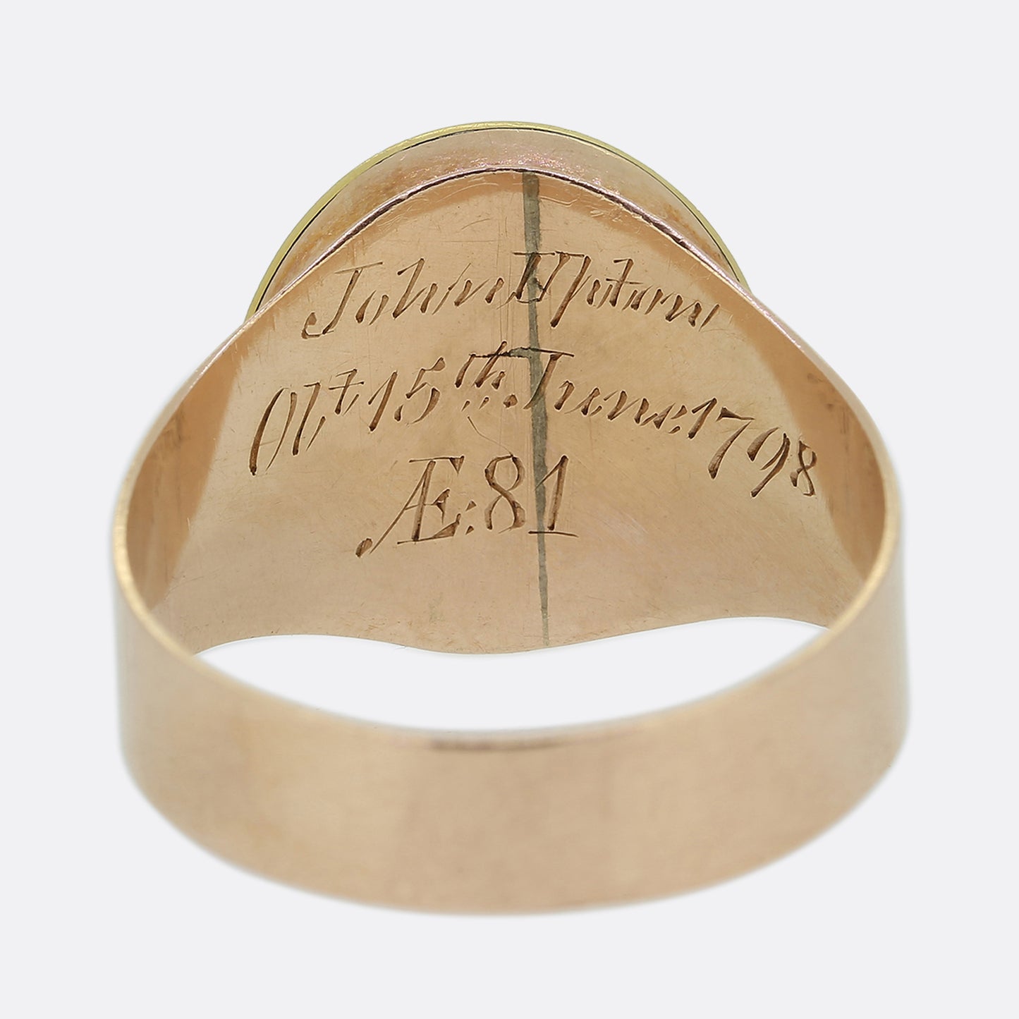 Georgian 1790s Mourning Ring