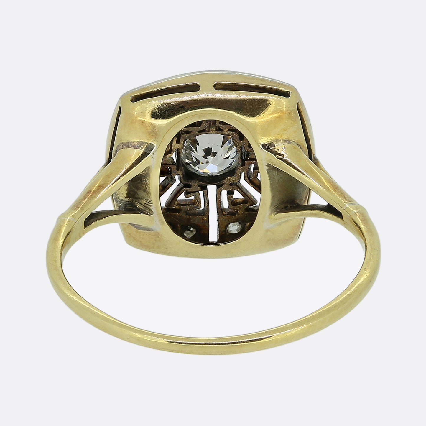 Art Deco Diamond Cluster Ring