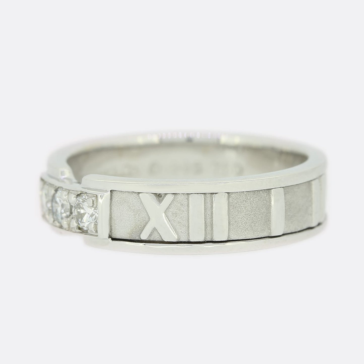 Tiffany & Co. Diamond Atlas Ring Size L (52)