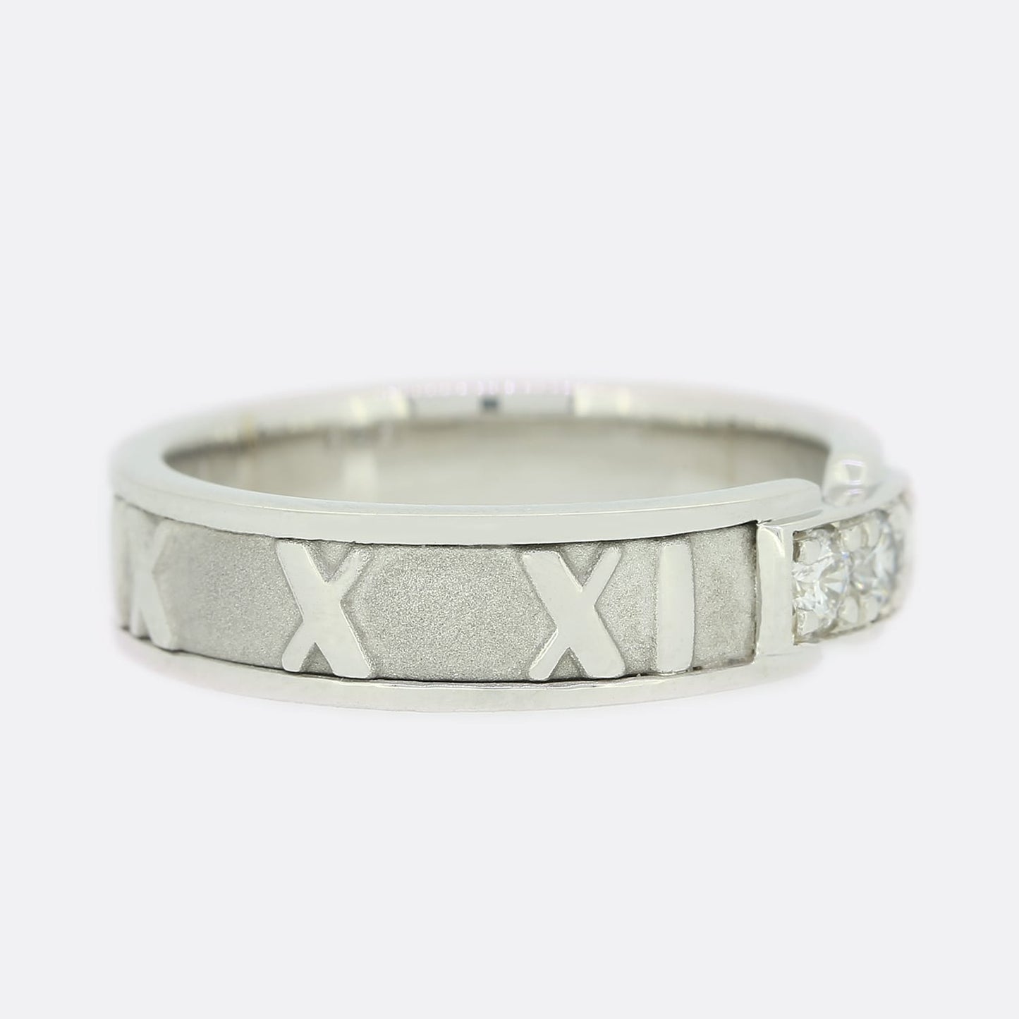 Tiffany & Co. Diamond Atlas Ring Size L (52)