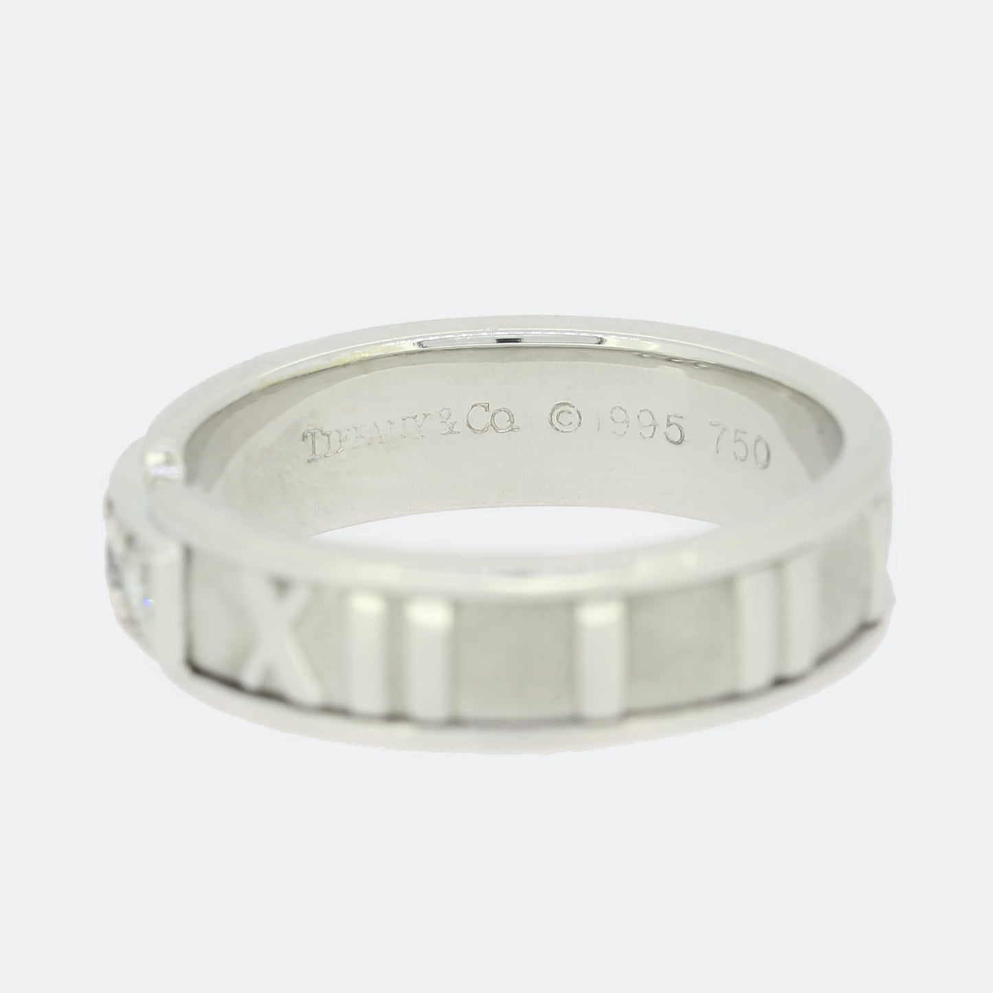 Tiffany & Co. Diamond Atlas Ring Size L (52)