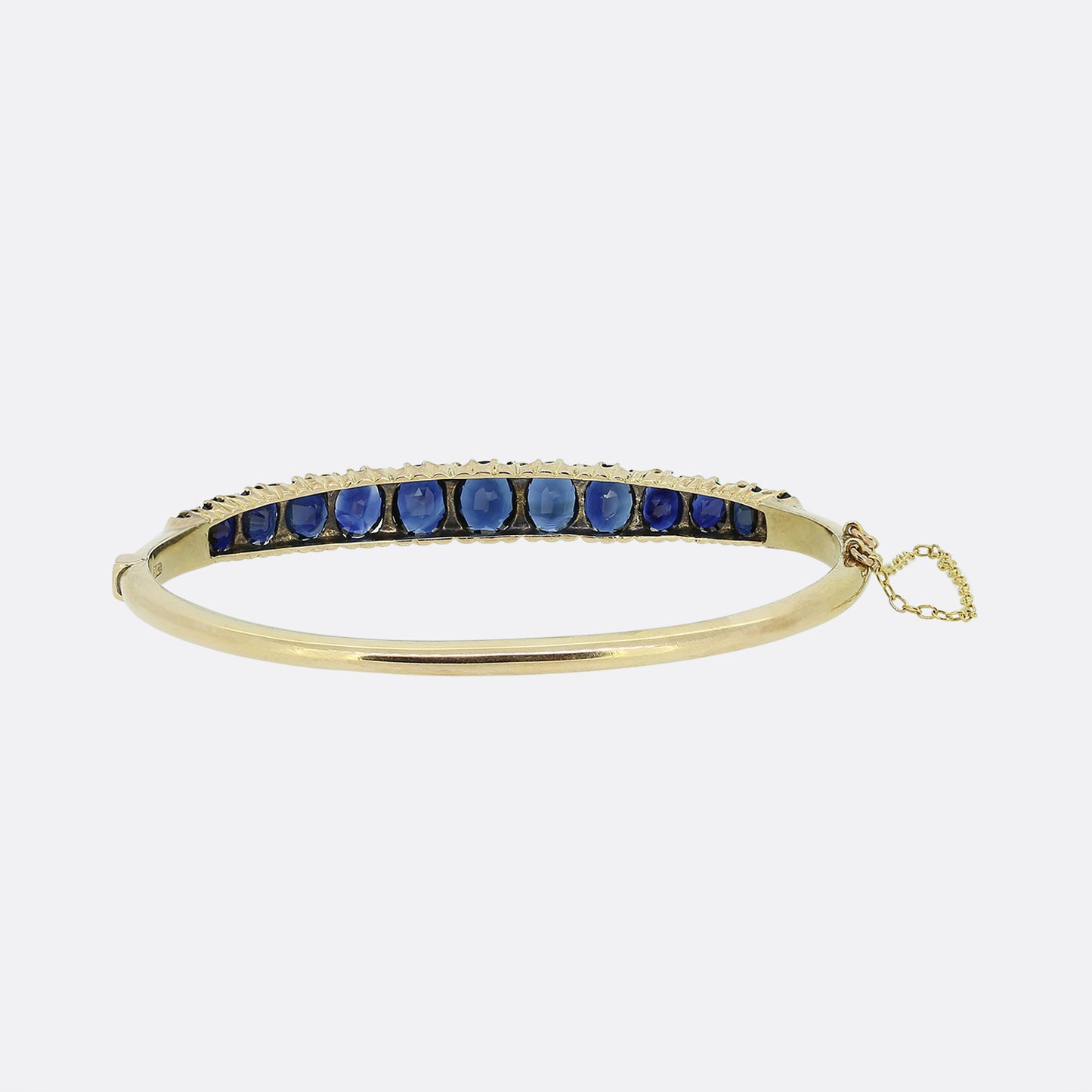 Edwardian Sapphire Hinge Bangle