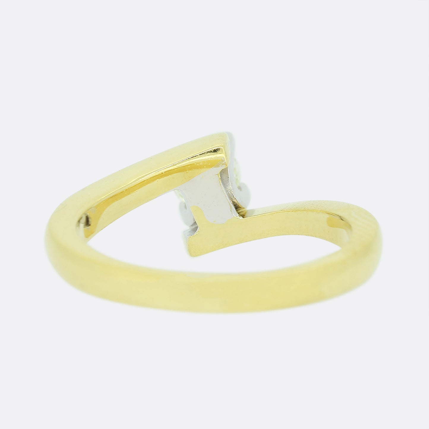 0.40 Carat Brilliant Cut Diamond Solitaire Twist Ring