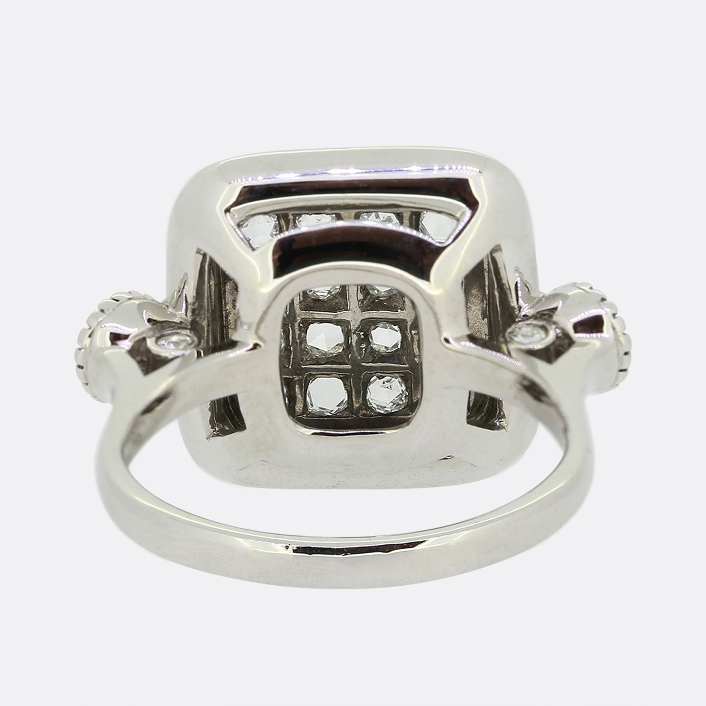 Mouawad Rose Cut Diamond Tablet Ring