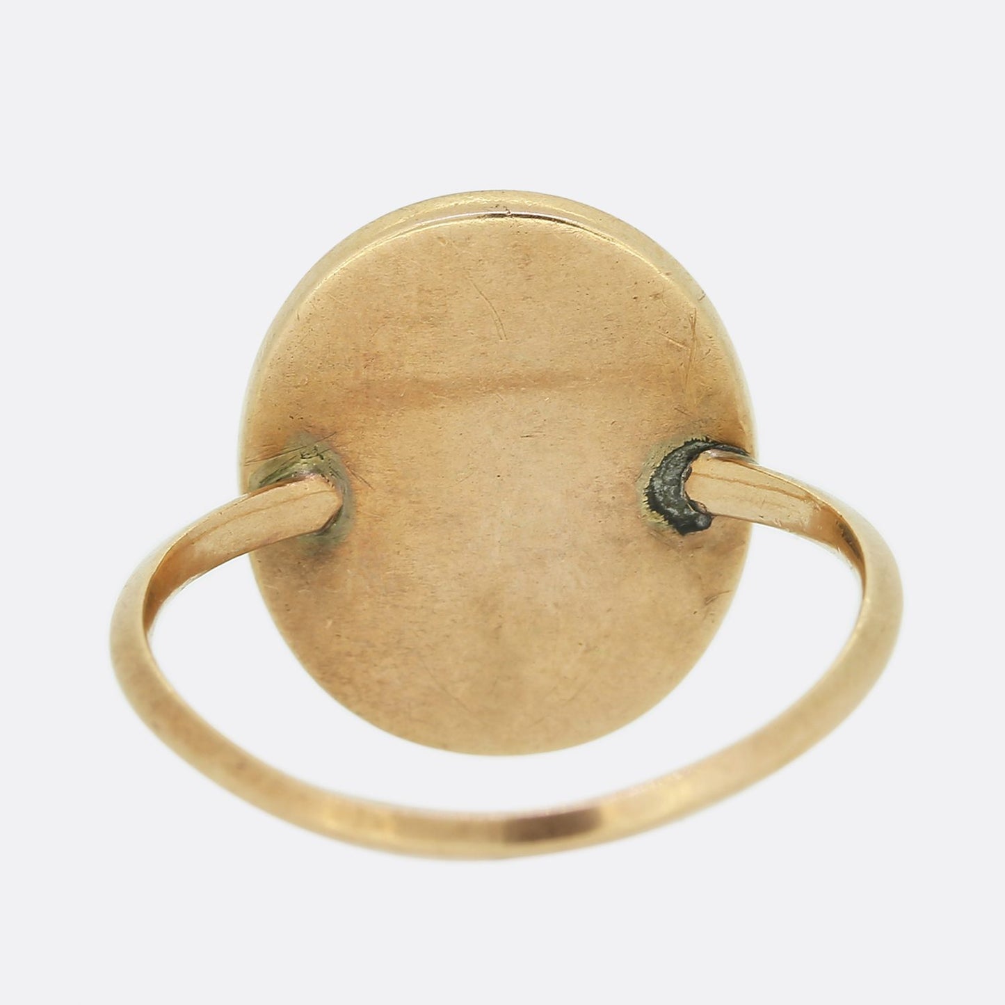 Georgian 1760s Hair Miniature Mourning Ring