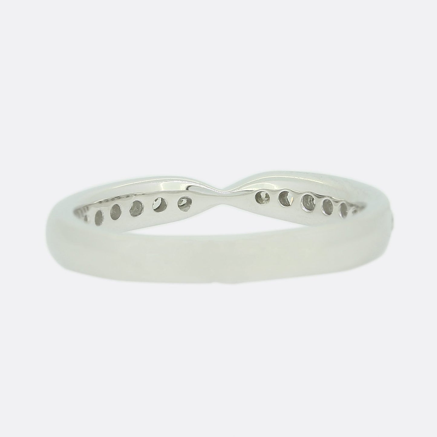 0.28 Carat Diamond Tapered Half Eternity Ring