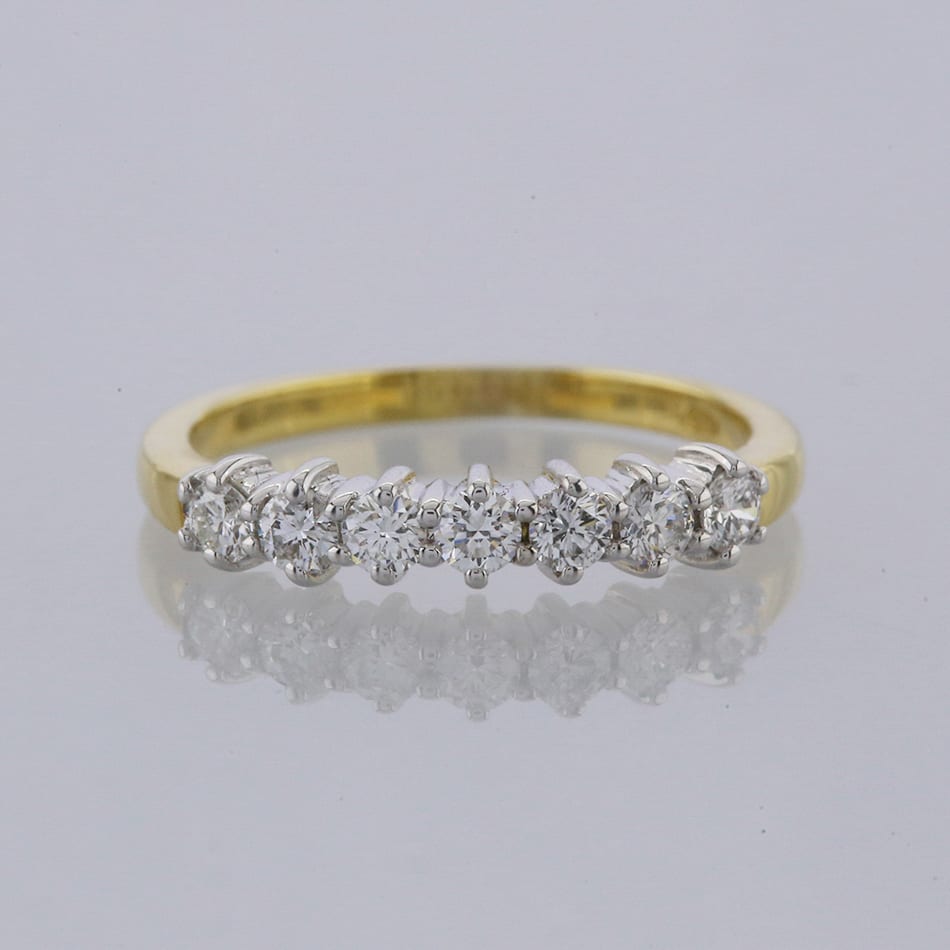 0.35 Carat Diamond Seven Stone Ring