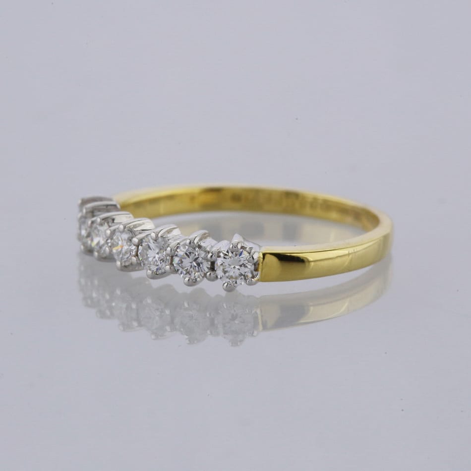 0.35 Carat Diamond Seven Stone Ring