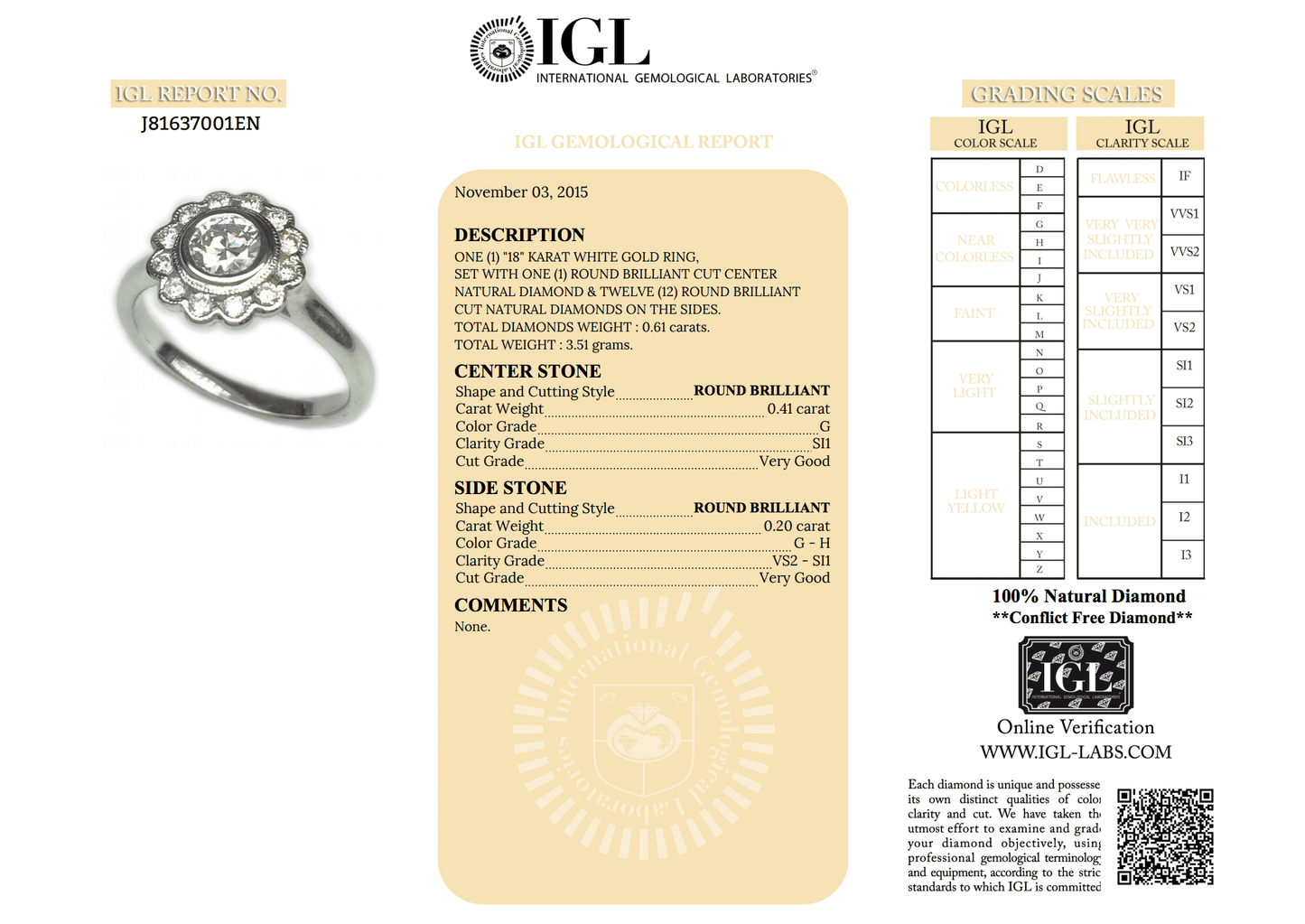 Vintage 0.41 Carat Diamond Daisy Cluster Ring