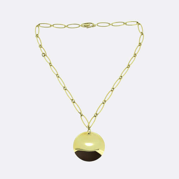Tiffany & Co. Elsa Peretti Round Pendant Necklace