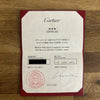 Cartier Three Diamond LOVE Ring Size J (49)