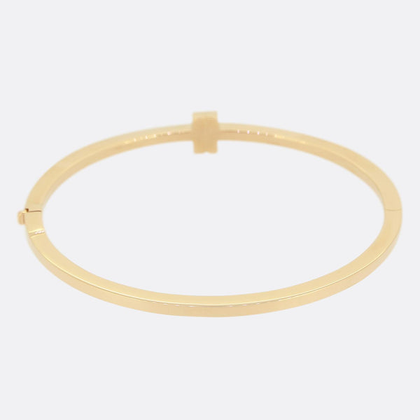 Tiffany & Co. Tiffany T Diamond Hinged Wire Bracelet