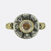 Early 18th Century Stuart Crystal and Diamond Cluster Ring