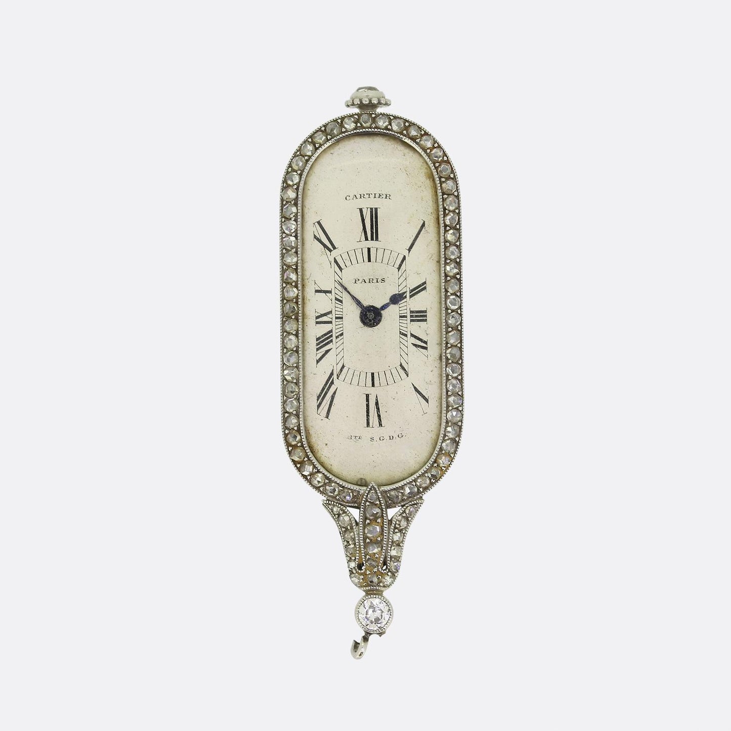 Cartier Art Deco Watch Fob Pendant