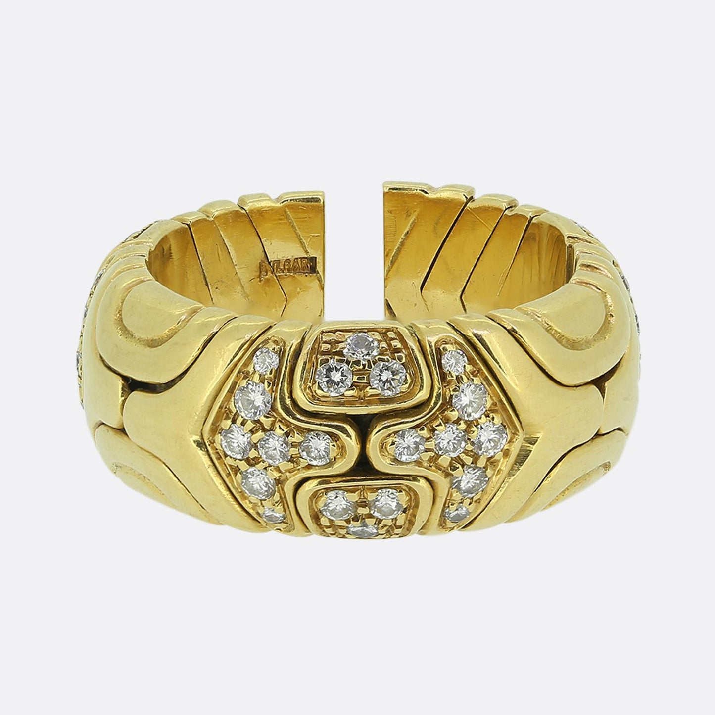 Bvlgari Alveare Diamond Ring Size K (50)