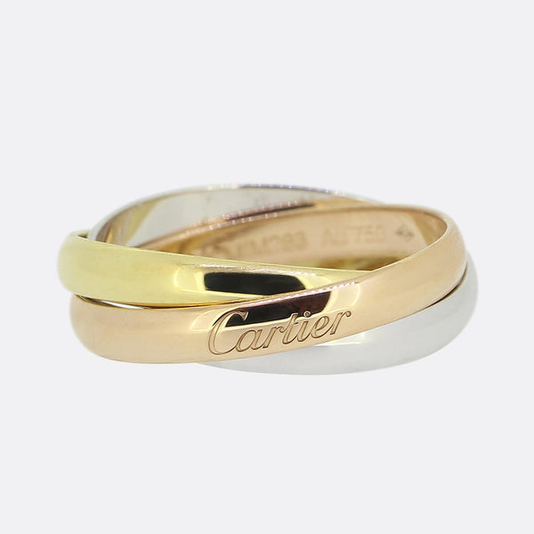 Cartier Trinity Band Ring - Small Model Size L (51)