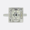 Art Deco 3.00 Carat Diamond Cluster Ring