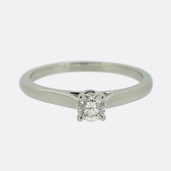 Cartier 0.20 Carat Diamond Solitaire Ring