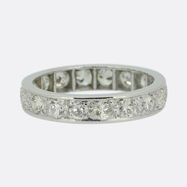Antique Diamond Full-Eternity Ring Size O (55)