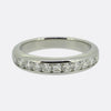Tiffany & Co. 0.55 Carat Lucida Diamond Half-Eternity Ring
