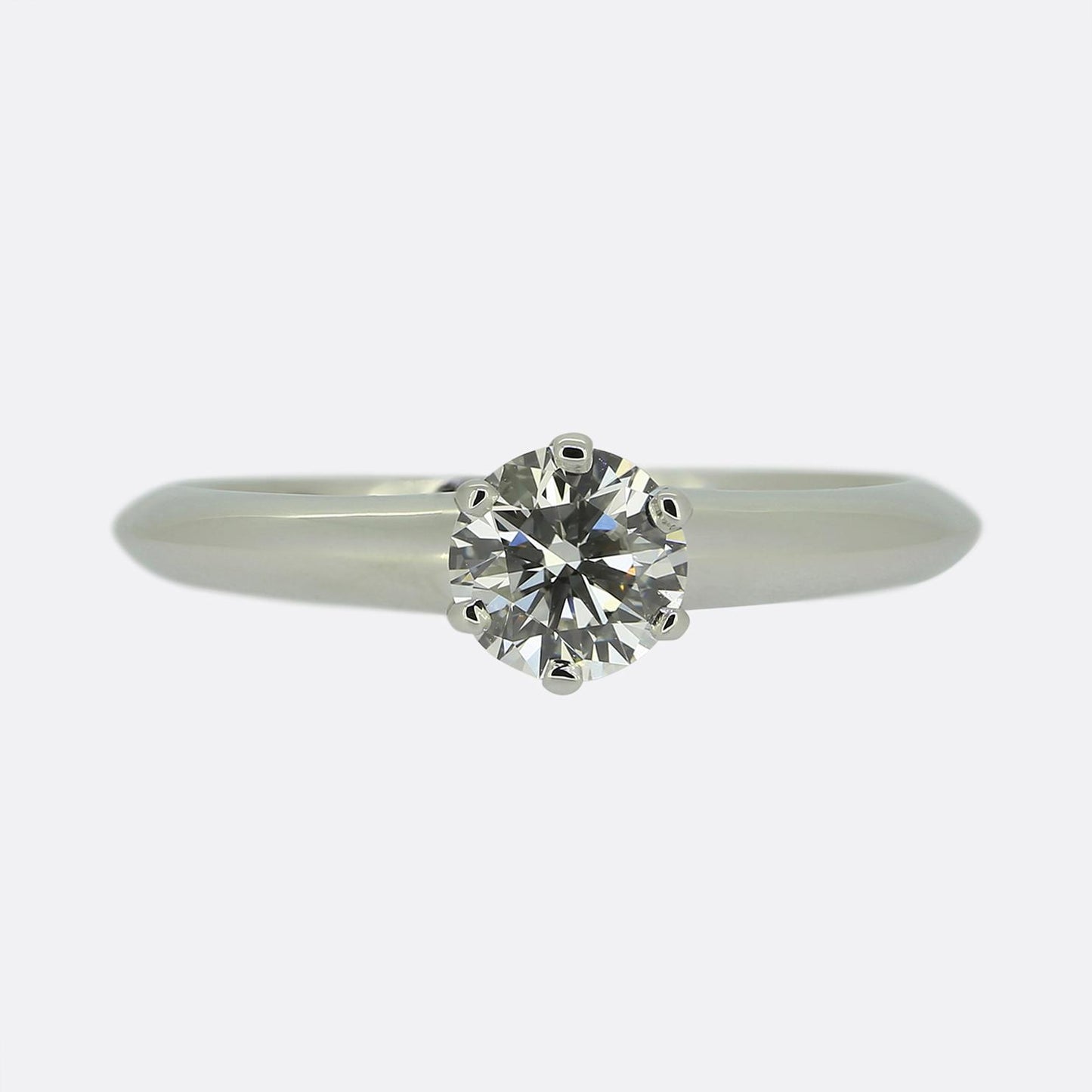 Tiffany & Co. 0.51 Carat Diamond Engagement Ring