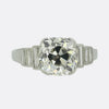 Vintage 3.58 Carat Old Mine Cut Diamond Ring