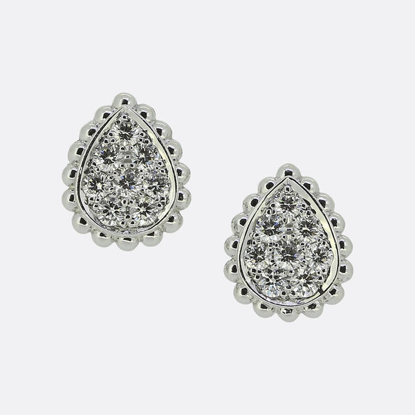 Boucheron Serpent Bohème Diamond Stud Earrings