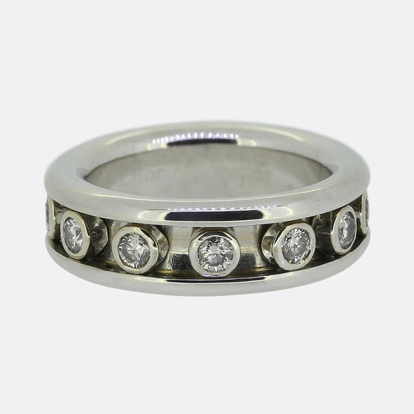 Dior Volage Floating Diamond Band Ring Size K (50)