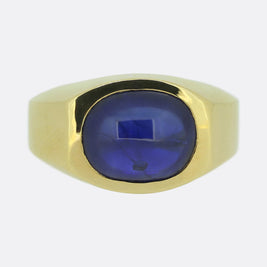 Cartier 10.00 Carat Burmese Sapphire Single-Stone Ring