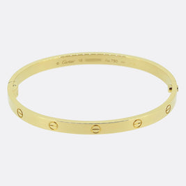 Cartier Medium Model LOVE Bangle Size 18