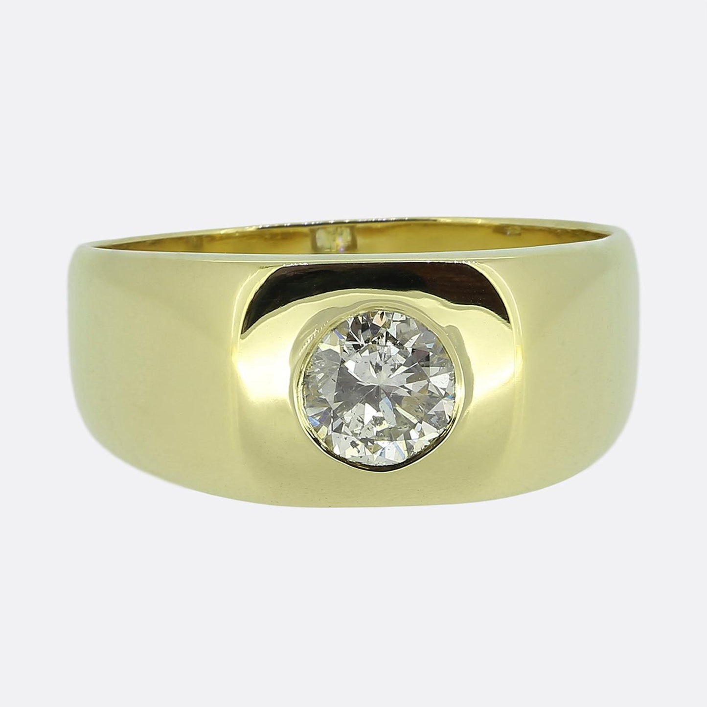 Vintage 0.50 Carat Diamond Signet Ring