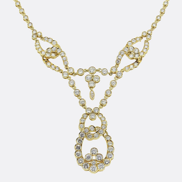 Cartier Vintage Diamond Festoon Necklace