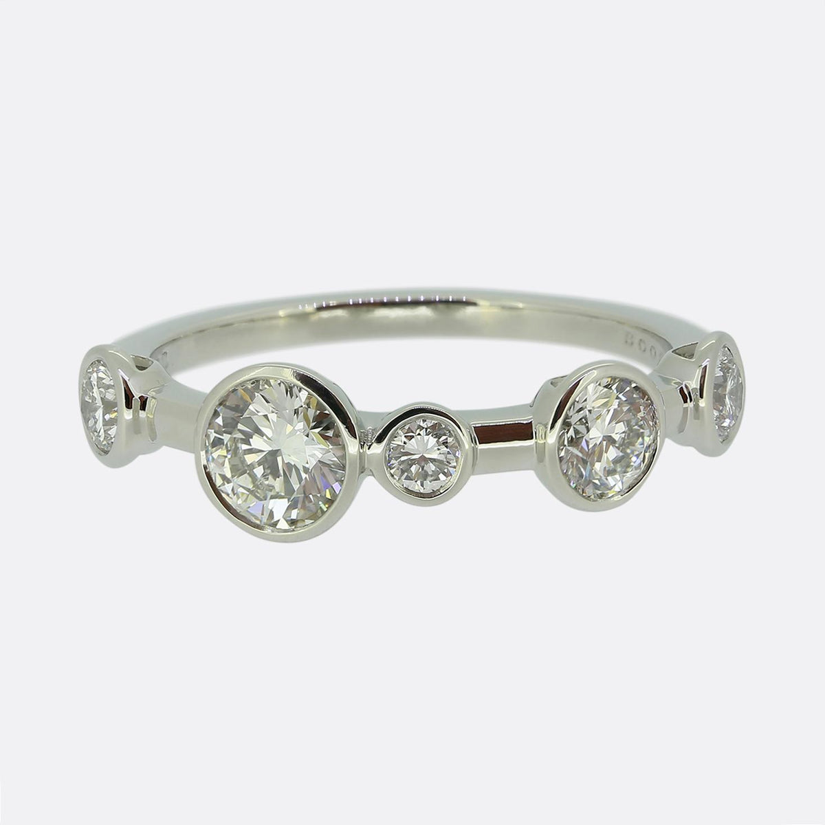 Boodles Raindance Large Half-Hoop Diamond Ring
