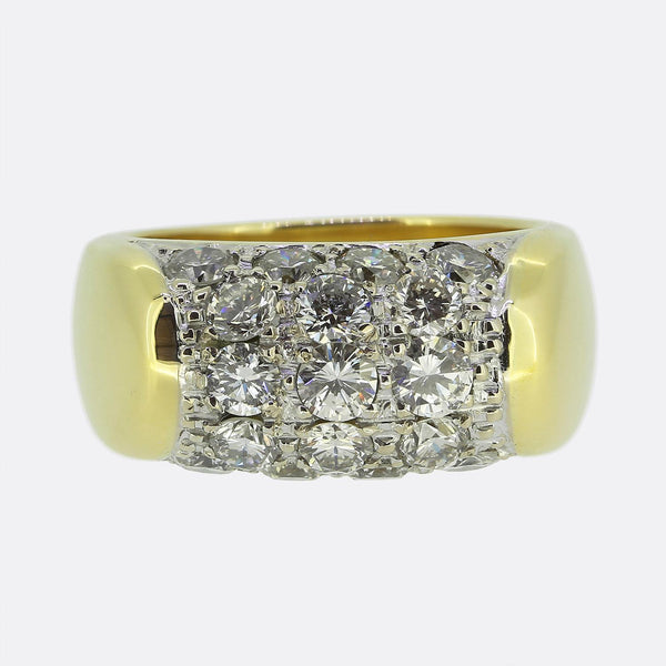 Vintage Pave Diamond Ring