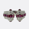 Art Deco Ruby and Diamond Ring