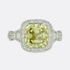 Tiffany & Co. Legacy 4.0 Carat Fancy Intense Yellow Diamond Engagement Ring